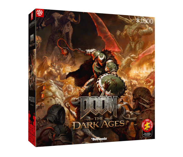 Good Loot Gaming Puzzle: Doom The Dark Ages Slayer's Rage 1000 element - 1331120 - zdjęcie